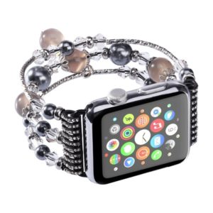 Luxury pha lê Agate nhạc Đối với Apple Watch Dòng