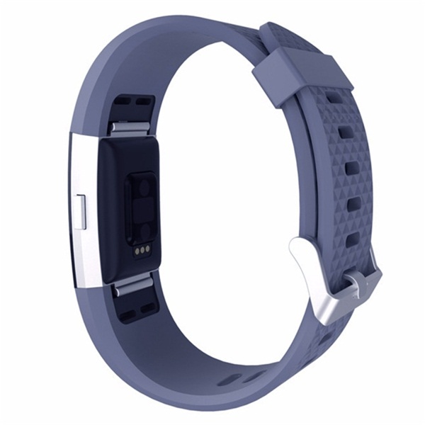 stimulere stribet Mediator Fitbit Charge 2 Bands Udskiftning Sport Rem Tilbehør med Diamond Texture  TPU Urrem (Mørkeblå) - AZSTRAPS
